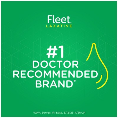 Fleet Laxative Saline Enema for Adult Constipation - 4.5 fl oz/ 4ct