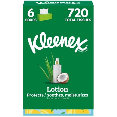 Kleenex Lotion 3-Ply Facial Tissue