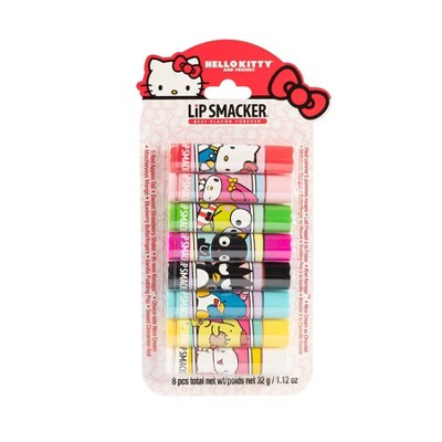 Lip Smacker Hello Kitty Lip Makeup Party Pack - 8pc - 1.12oz