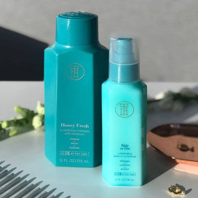 TPH By Taraji Honey Fresh Aloe Vera Clarifying Shampoo for Buildup & Oily Hair, Vegan and Sulfate Free - 12 fl oz