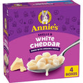 Annie's Organic Shells & White Cheddar Mac and Cheese - 24oz/4pk: No Artificial Flavors, No High Fructose Corn Syrup, No Added Sugar