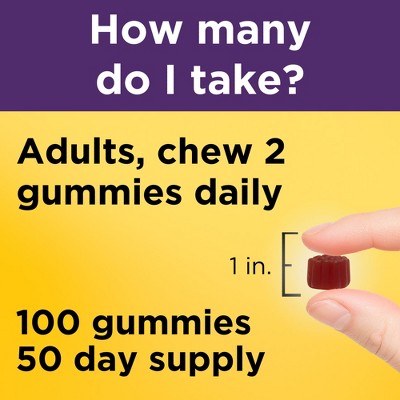 Nature Made Elderberry with Vitamin C and Zinc for Immune Support Gummies - Raspberry