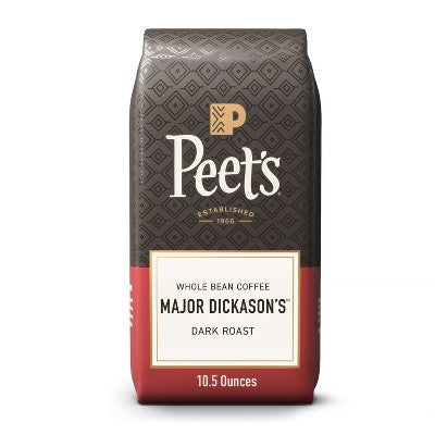 Peet's Major Dickason's Blend Dark Roast Whole Bean Coffee - 10.5oz