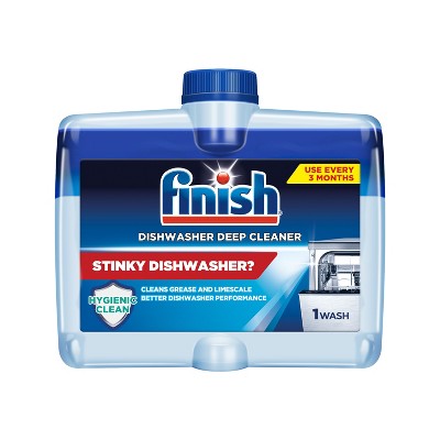 Finish Fight Grease and Limescale Liquid Dishwasher Hygienic Cleaner - 8.45 fl oz