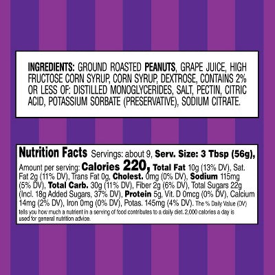 Smucker's Goober Peanut Butter and Grape Jelly Stripes - 18oz