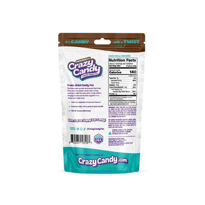 Crazy Candy Freeze Dried Candy - Choco-Nilla Crunch - 2oz