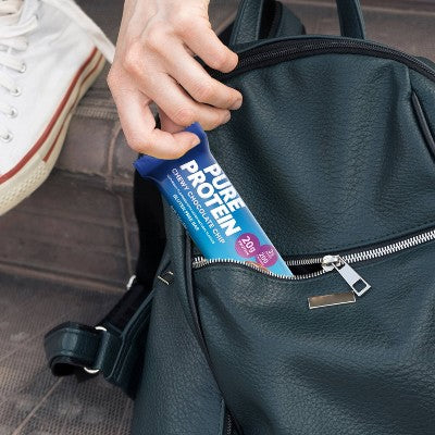Pure Protein Chewy Chocolate Chip High Protein Snack Protein Bar - 20g Protein - 12ct: Gluten-Free, Chewy