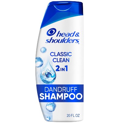 Head & Shoulders 2-in-1 Dandruff Shampoo and Conditioner, Anti-Dandruff Treatment, Classic Clean for Daily Use, Paraben-Free - 20.7 fl oz
