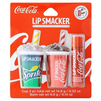 Lip Smacker Beverage Cup Lip Balm – Sprite/Coke – 3pk