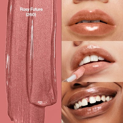 Revlon Super Lustrous Lip Gloss - Rosy Future - 0.13 fl oz: Paraben-Free, Alcohol-Free, Moisturizing, Applicator Included