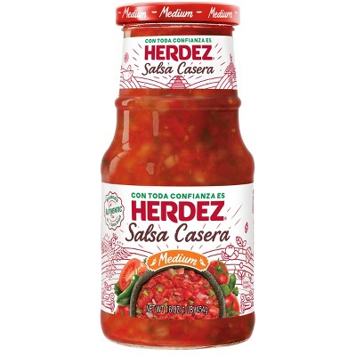 Herdez Casera Medium Salsa 16oz