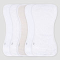 Gerber Baby 5pk Burp Cloth - White
