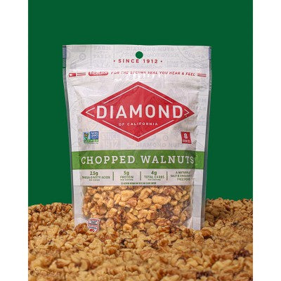 Diamond Chopped Walnuts - 8oz