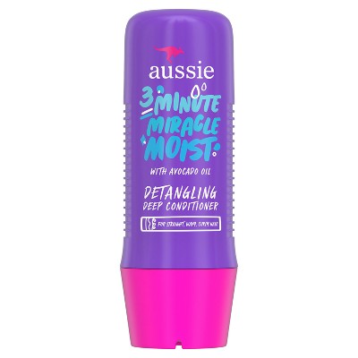 Aussie Paraben-Free Miracle Moist 3 Minute Miracle with Avocado for Dry Hair Repair - 8 fl oz