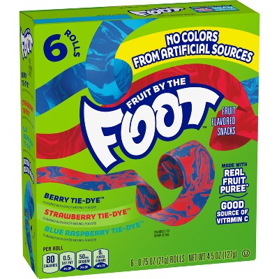 Fruit by the Foot Variety Pack Fruit Snacks - 6ct: Gluten-Free, No High Fructose Corn Syrup