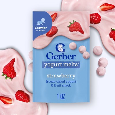 Gerber Strawberry Yogurt Melts Baby Snacks