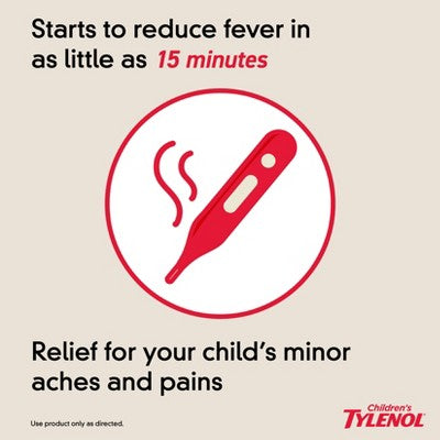 Children's Tylenol Grape Oral Suspension - 4 fl oz