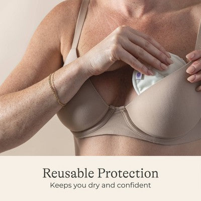 Lansinoh Reusable Washable Nursing Pads for Breastfeeding - 10ct