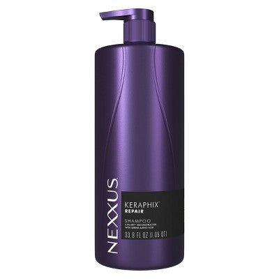 Nexxus Keraphix Shampoo for Damaged Hair with Keratin Protein and Black Rice - Silicone-Free - 33.8 fl oz