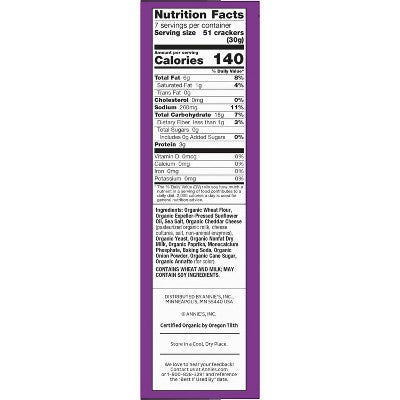 Annie's Organic Cheddar Bunnies Baked Snack Crackers - 7.5oz