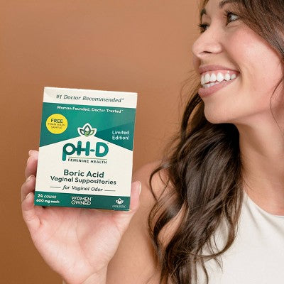 pH-D Feminine Health Boric Acid Vaginal Suppositories