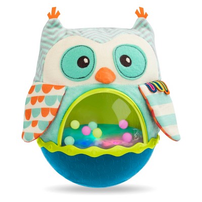 B. baby Roly-Poly Baby Toy - Owl Be Back: Sensory Development Toy for Infants
