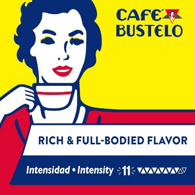 Café Bustelo Espresso Dark Roast Capsules - 10ct: Compatible With Nespresso Original Line, Unflavored, Caffeinated
