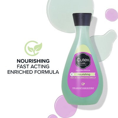 Cutex Nourishing Nail Polish Remover - 10.1 fl oz