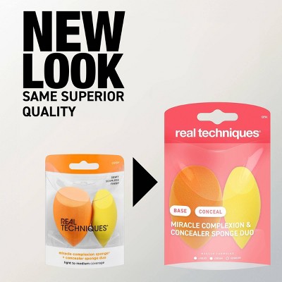 Real Techniques Miracle Complexion Sponge + Concealer Sponge Duo - 2pc
