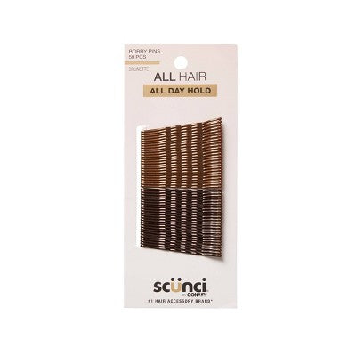 scünci Metal Bobby Pins - All Hair - 50pcs