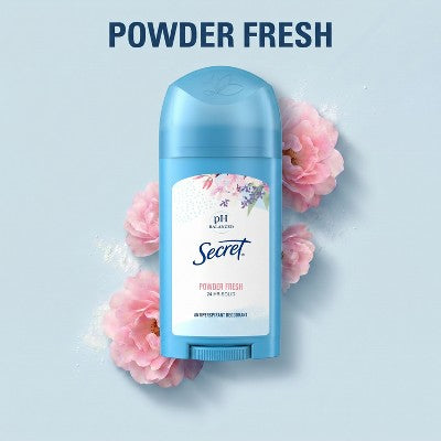 Secret Solid Antiperspirant & Deodorant - Powder Fresh Scent - 2.7oz/2ct
