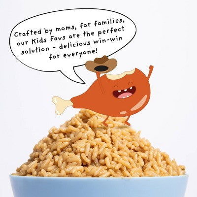 4Sisters Roasted Chicken White Rice Kid's Pouch Chicken Bob - 8.5oz