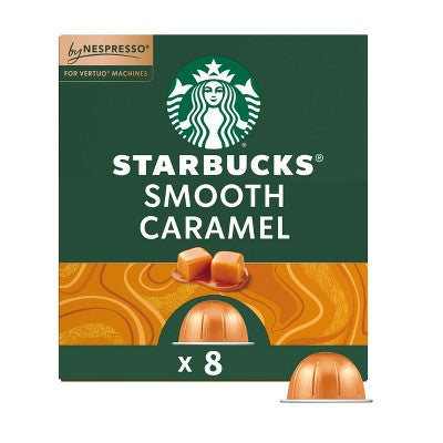Starbucks by Nespresso Vertuo Line Smooth Caramel Light Roast Coffee Pods