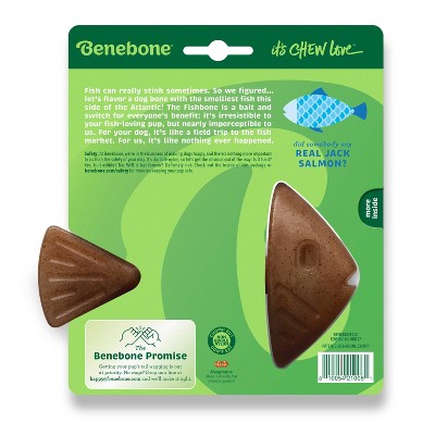Benebone Fish Dog Bone Chew Toy