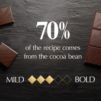 Lindt Excellence 70% Cocoa Dark Chocolate Candy Bar - 3.5 oz.