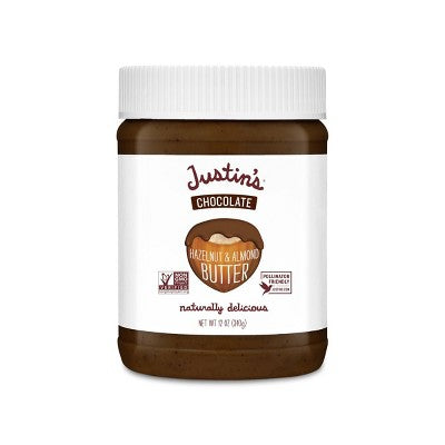 Justin's Chocolate Hazelnut Butter Blend - 12oz: Certified Gluten-Free, Creamy