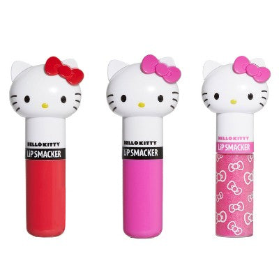 Lip Smacker Hello Kitty Lip Makeup - Lippy Pal - 0.56oz/3pk: Glossy Moisturizing Lip Gloss Set, Sanrio Licensed