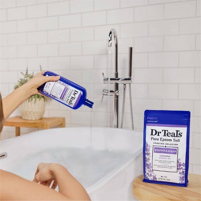 Dr Teal's Epsom Salt Magnesium Soak - Soothe & Sleep with Lavender