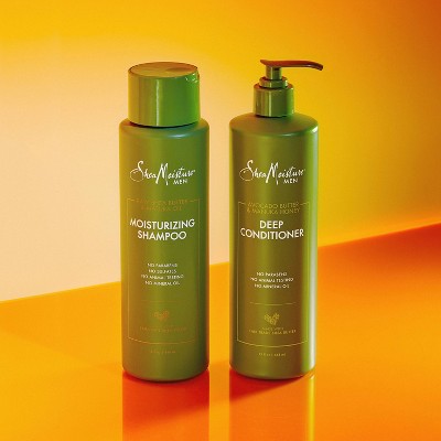 SheaMoisture Men Moisturizing Shampoo - Raw Shea Butter & Mafura Oil - 15 fl oz