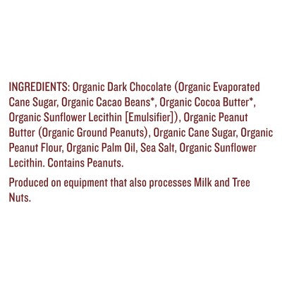 Justin's Organic Dark Chocolate Peanut Butter Cups Candy  - 1.4oz