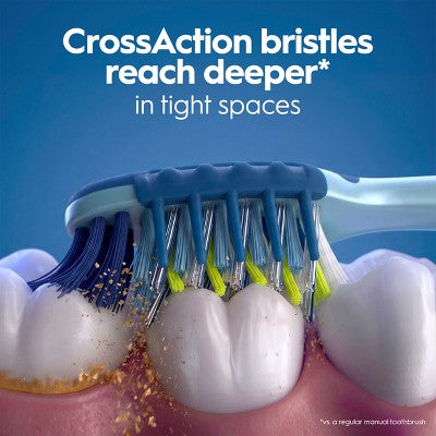 Oral-B CrossAction All-In-One Manual Toothbrush Medium