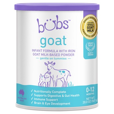 Bubs Easy Digest Goat Milk Infant Formula Powder (Babies 0-12 Months) - 20oz