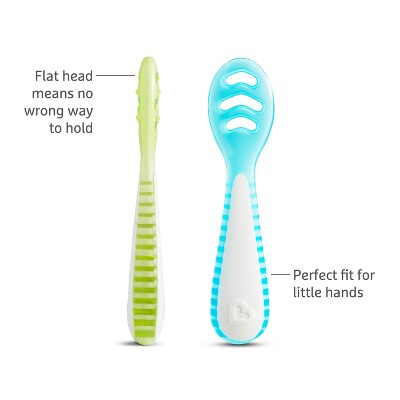 Munchkin Gentle Dip Self-Feeding Spoons - 3pk