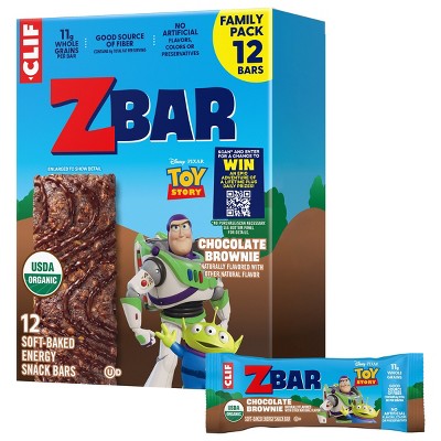 Zbar Chocolate Brownie Soft-Baked Energy Organic Granola Snack Bars - 15.24oz/12ct