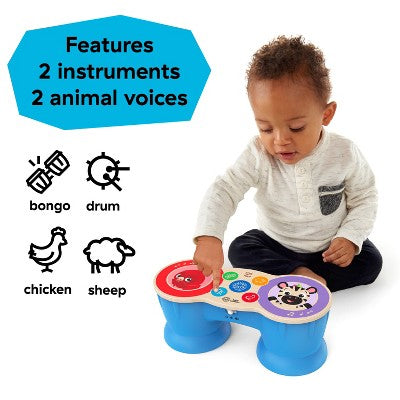 Baby Einstein Upbeat Tunes Magic Touch Wooden Drum Musical Toy