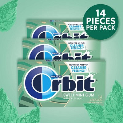 Orbit Sweet Mint Sugar-Free Gum Multipack - 14ct/3pk