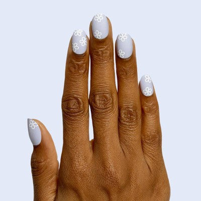 Olive & June Press-On Nails - S Round - Floral Doodle