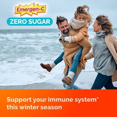 Emergen-C Zero Sugar Raspberry Lemonade Vitamin Packet - Raspberry Lemonade - 3oz/18ct