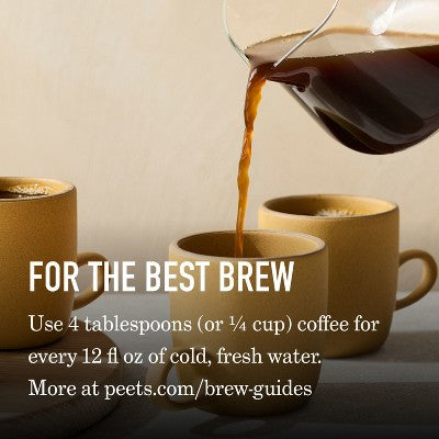 Peet's Coffee Big Bang Medium Roast Ground Coffee - 10.5oz: Arabica Beans, Citrus & Milk Chocolate