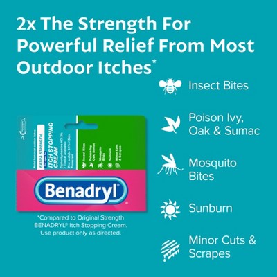 Benadryl Extra Strength Anti-Itch Topical Analgesic Cream - 1oz